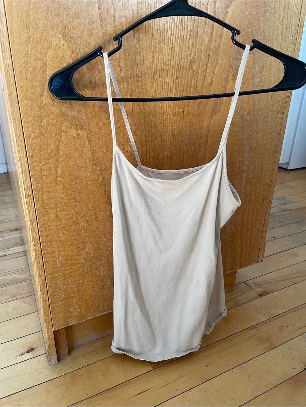 Time and Tru Nude Spaghetti Strap Cami Top
